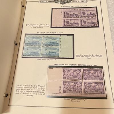 Two Plate Block Albums 1912-1949 (O-SS)