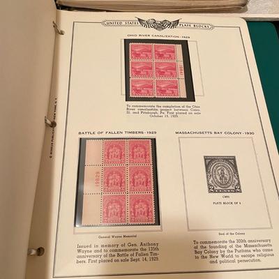 Two Plate Block Albums 1912-1949 (O-SS)