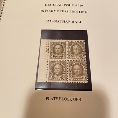 Two Plate Block Albums 1912-1949 (O-SS)