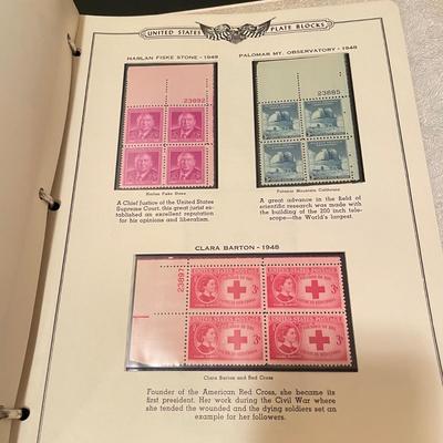 Two Plate Block Albums 1912-1949 (O-SS)