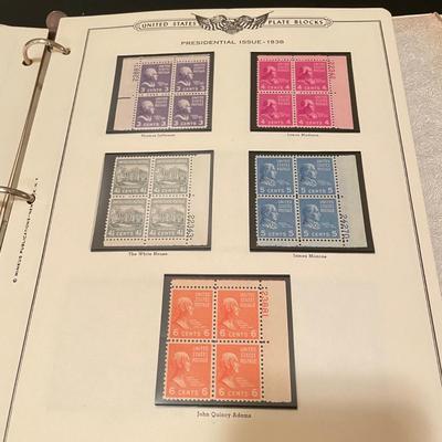 Two Plate Block Albums 1912-1949 (O-SS)