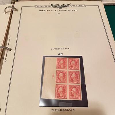 Two Plate Block Albums 1912-1949 (O-SS)