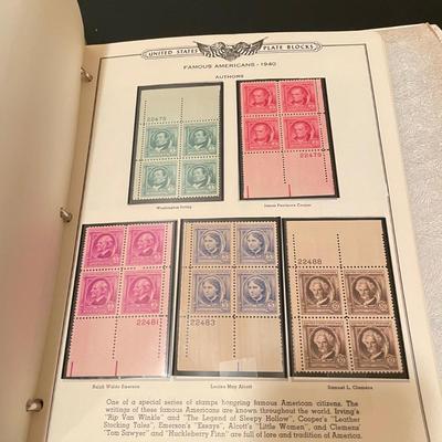 Two Plate Block Albums 1912-1949 (O-SS)