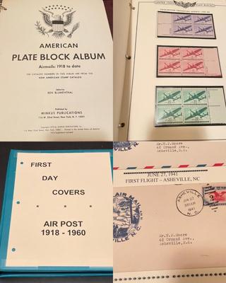 Air Mail & Aviation: Air Post, 1st Day Covers & Plate Blocks (O-SS)