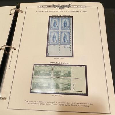 American Plate Block Albums 1950-1979 (O-SS)