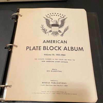 American Plate Block Albums 1950-1979 (O-SS)
