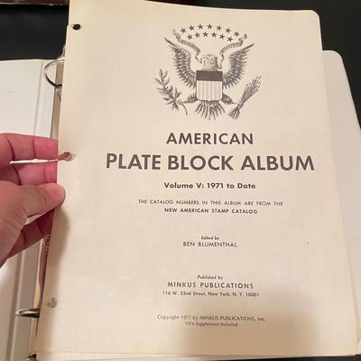 American Plate Block Albums 1950-1979 (O-SS)
