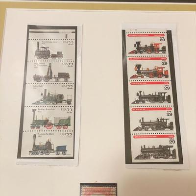 Locomotive 1st Day Covers & Framed Stamps (O-SS)