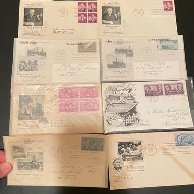 1940-1947 First Day Covers (O-SS)