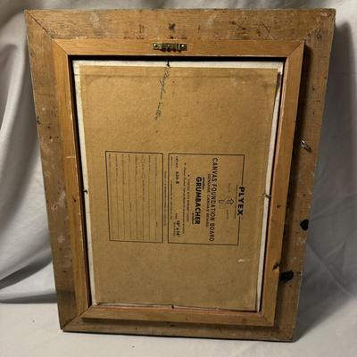 Original Landscape Painting in Ornate Frame (P-BM)