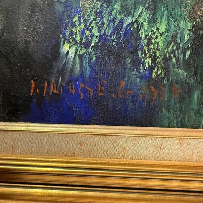 Carlos Catasse Original Oil Painting (P-BM)