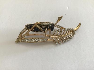 Grasshopper Brooch