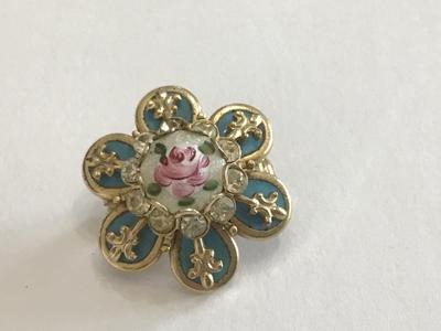 Guilloche Vintage Brooch pin