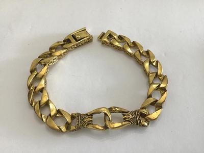 Gold Tone Link Bracelet