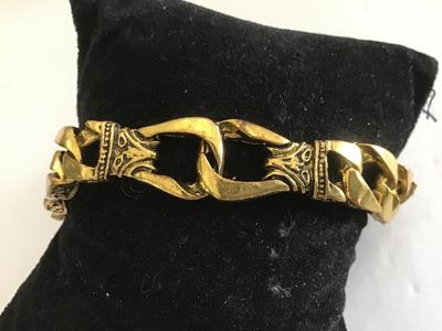 Gold Tone Link Bracelet