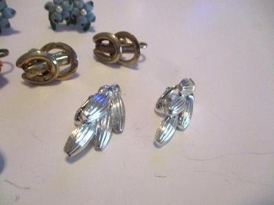 Antique Pierced & Clip On Earrings #42