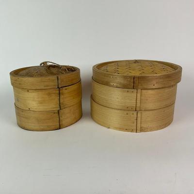 453 Bamboo Steamer Baskets Lot