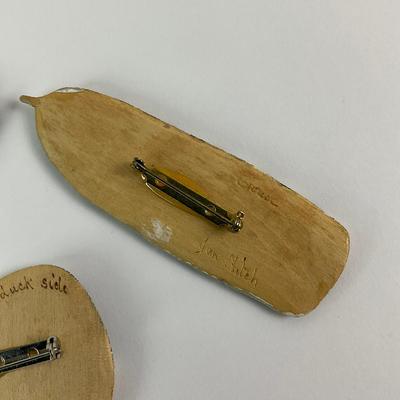 462 Hand Carved Pins