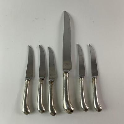 464 Silver Plated Sheffied England Carving Set