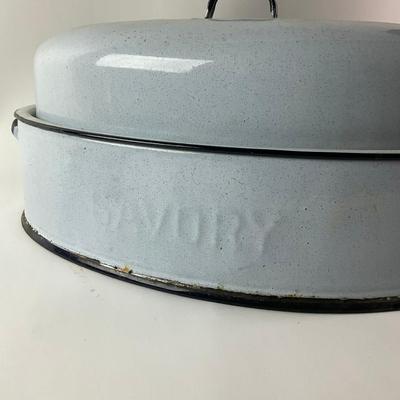 465 Enamel Steamer Pot And Crock Pot