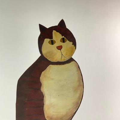 466 Board Hand-Painted Cats