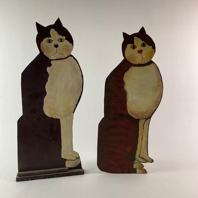 466 Board Hand-Painted Cats