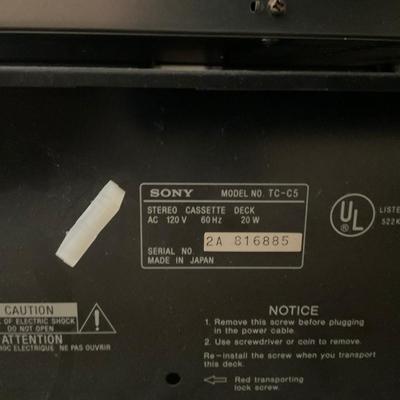 472 Vintage Sony Stereo Equipment