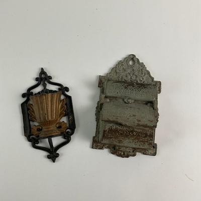481 Antique Match Holders
