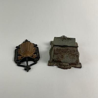 481 Antique Match Holders