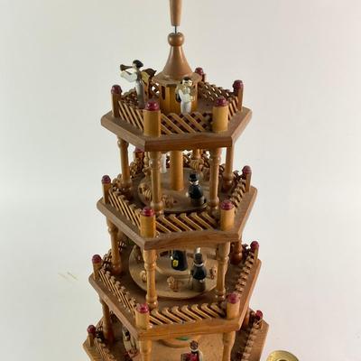 483 Antique Carousel Music Box