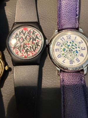 Sale Photo Thumbnail #271: This is for a lot of women’s watches. I don’t know anything about these if they just need batteries or not these are sold as is look at each picture for any flaws..