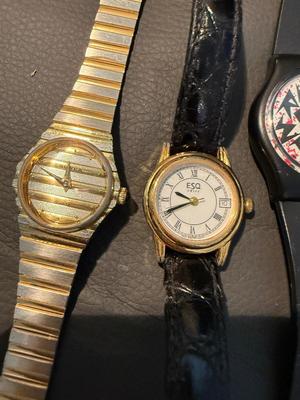 Sale Photo Thumbnail #272: This is for a lot of women’s watches. I don’t know anything about these if they just need batteries or not these are sold as is look at each picture for any flaws..