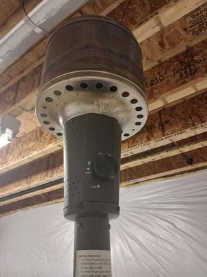 BACKYARD PROPANE HEATER