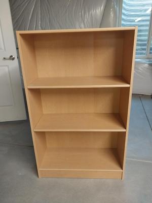 THREE SHELF BOOKCASE