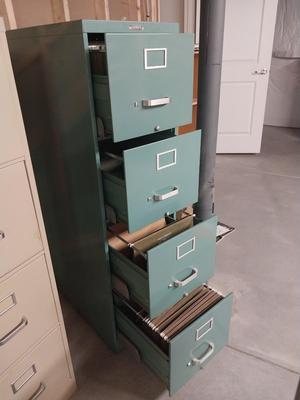 NORWALK METAL FOUR DRAWER FILING CABINET