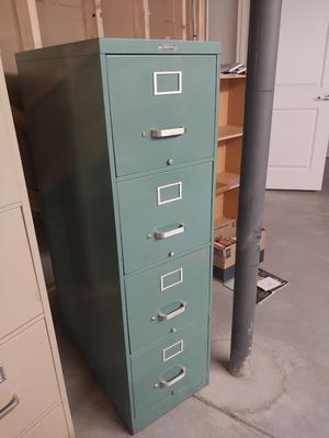 NORWALK METAL FOUR DRAWER FILING CABINET