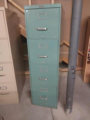NORWALK METAL FOUR DRAWER FILING CABINET