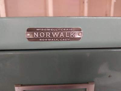 NORWALK METAL FOUR DRAWER FILING CABINET