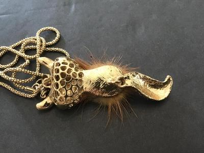 Fury Fox Rhinestone Necklace