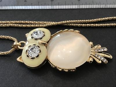 Costume Owl Necklace