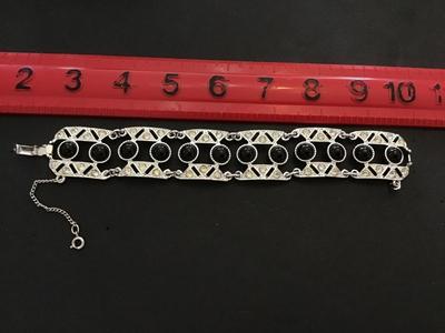 Sarah Coventry Wide Link Bracelet