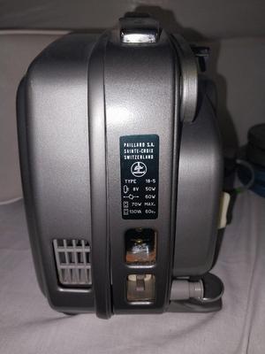 VINTAGE PORTABLE BOLEX 18-5 PROJECTOR WITH FILM IN CASES
