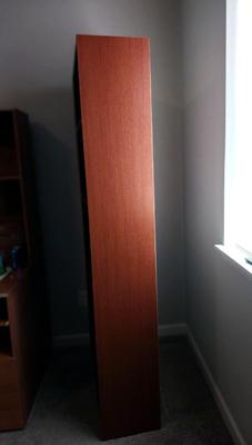 WOODEN FIVE SHELF BOOKCASE