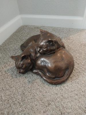 CERAMIC CAT DOORSTOP
