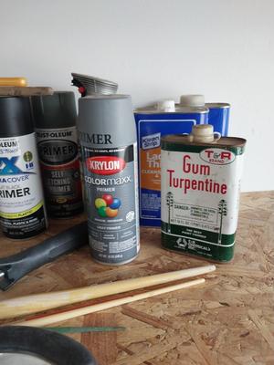 SPRAY PAINT AND PAINTING SUPPLIES