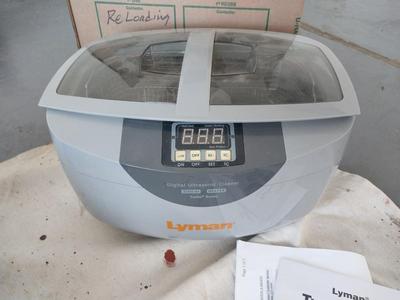 LYMAN TURBO SOINIC ULTRASONIC CLEANER AND ULTRASONIC CLEANER SOLUTION