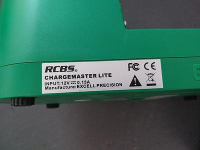 RCBS CHARGEMASTER LITE W/INSTRUCTIONS