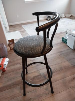 THREE MATCHING BAR STOOLS