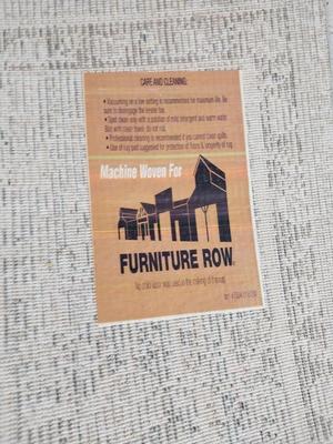 FURNITURE ROW AREA RUG