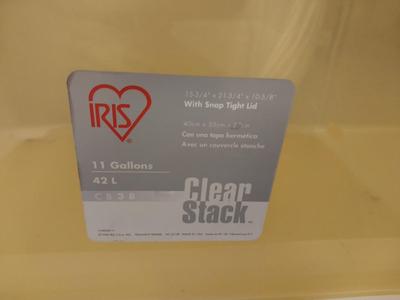 PLASTIC STORE CONTAINERS WITH LIDS